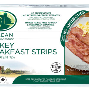 McLean Meats - Turkey Bacon Breakfast Strips - Nutrition Facts