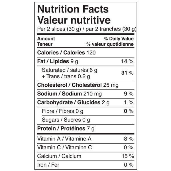SLICED ORGANIC CHEDDAR McLean Meats Clean Deli Meat & Healthy Meals