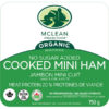 McLean Meats - Organic Nugget Mini Ham - Front Label