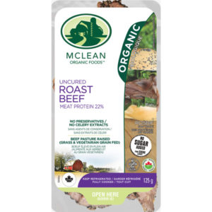 McLean Meats - Organic Sliced Roast Beef