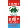 McLean Meats - Organic Hot Beef Sticks