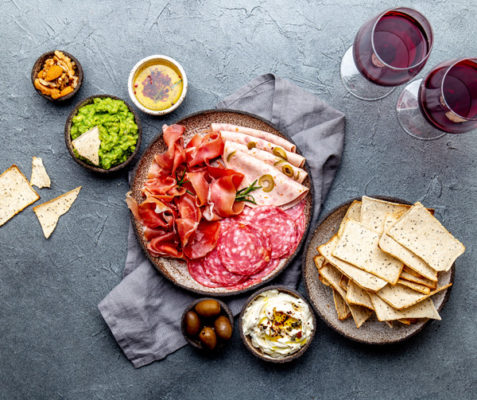 Date Night Deli Dinner with a variety of McLean Meats Organic Deli Meat