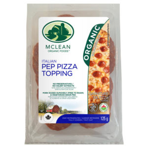 McLean Meats - Organic Italian Pep Pizza Topping