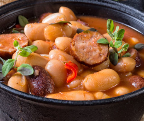 Smokies & Baked Beans