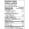 McLean Meats Chicken Breakfast Sausages - Nutrition Facts
