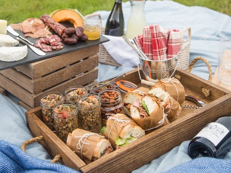 The Clever Way To Keep Your Picnic Foods Cold And Organized
