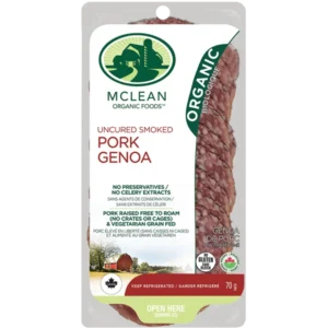 McLean Meats - Sliced Uncured Smoked Pork Genoa
